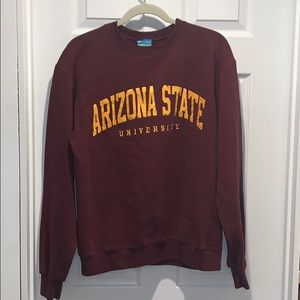 ASU Champion Embroidered Crew